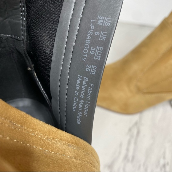 Franco Sarto Pisa Light Brown Square Toe Bootie 9M - Picture 13 of 16